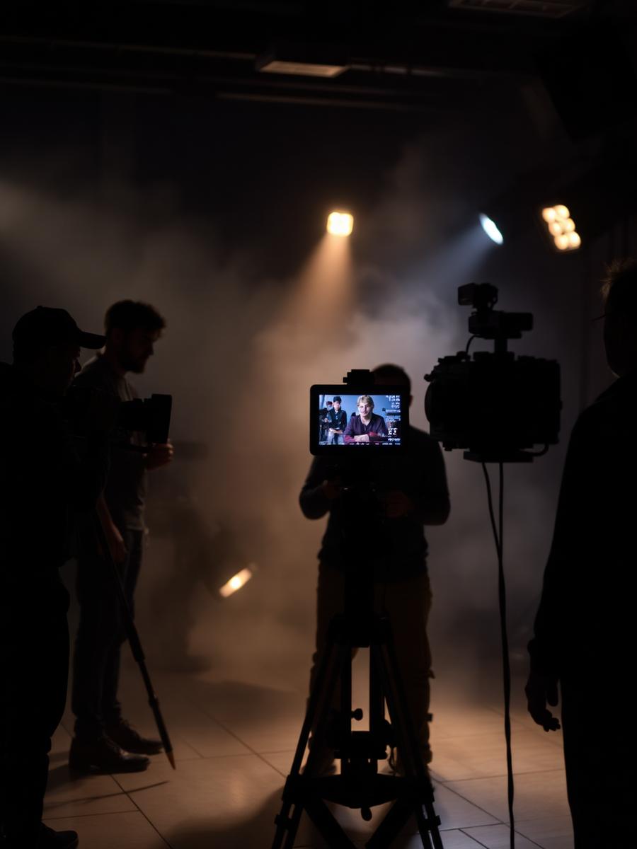 On-set film production